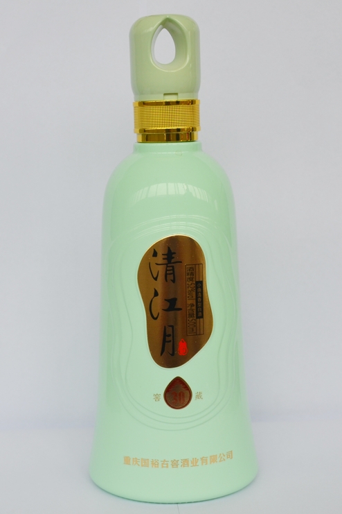 桂林喷釉烤花玻璃瓶